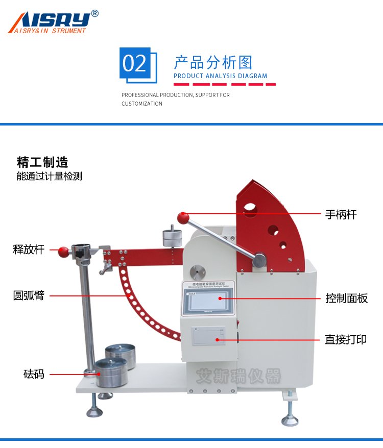 數顯戳穿強度試驗儀